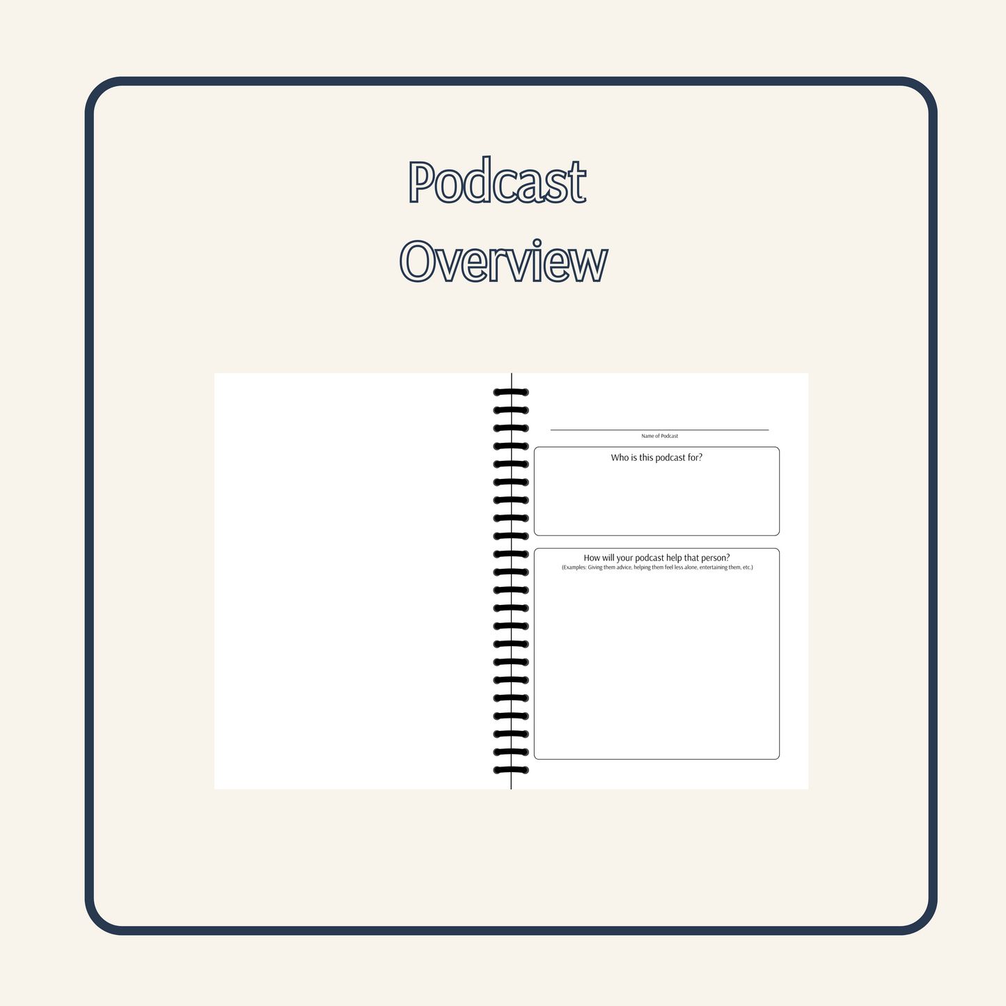 Andi's Friendly Podcast Planner