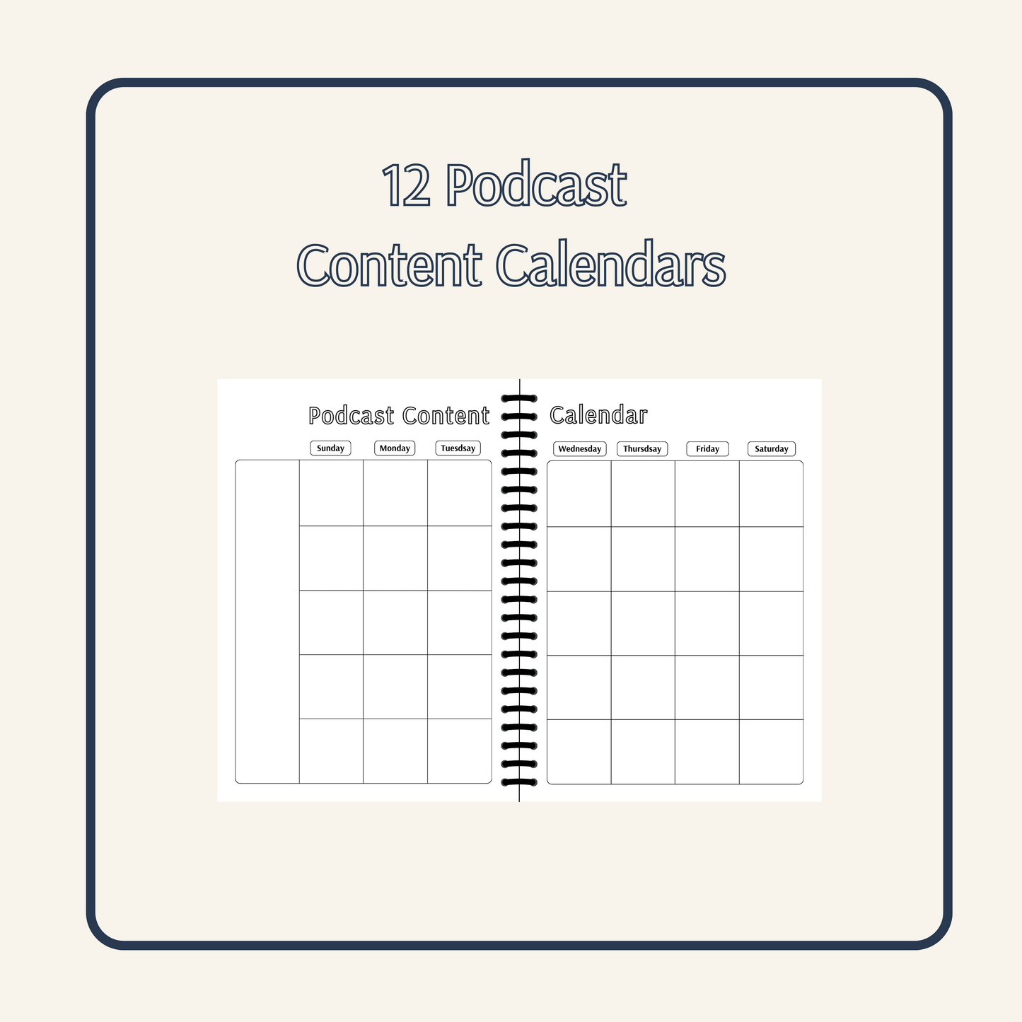 Andi's Friendly Podcast Planner