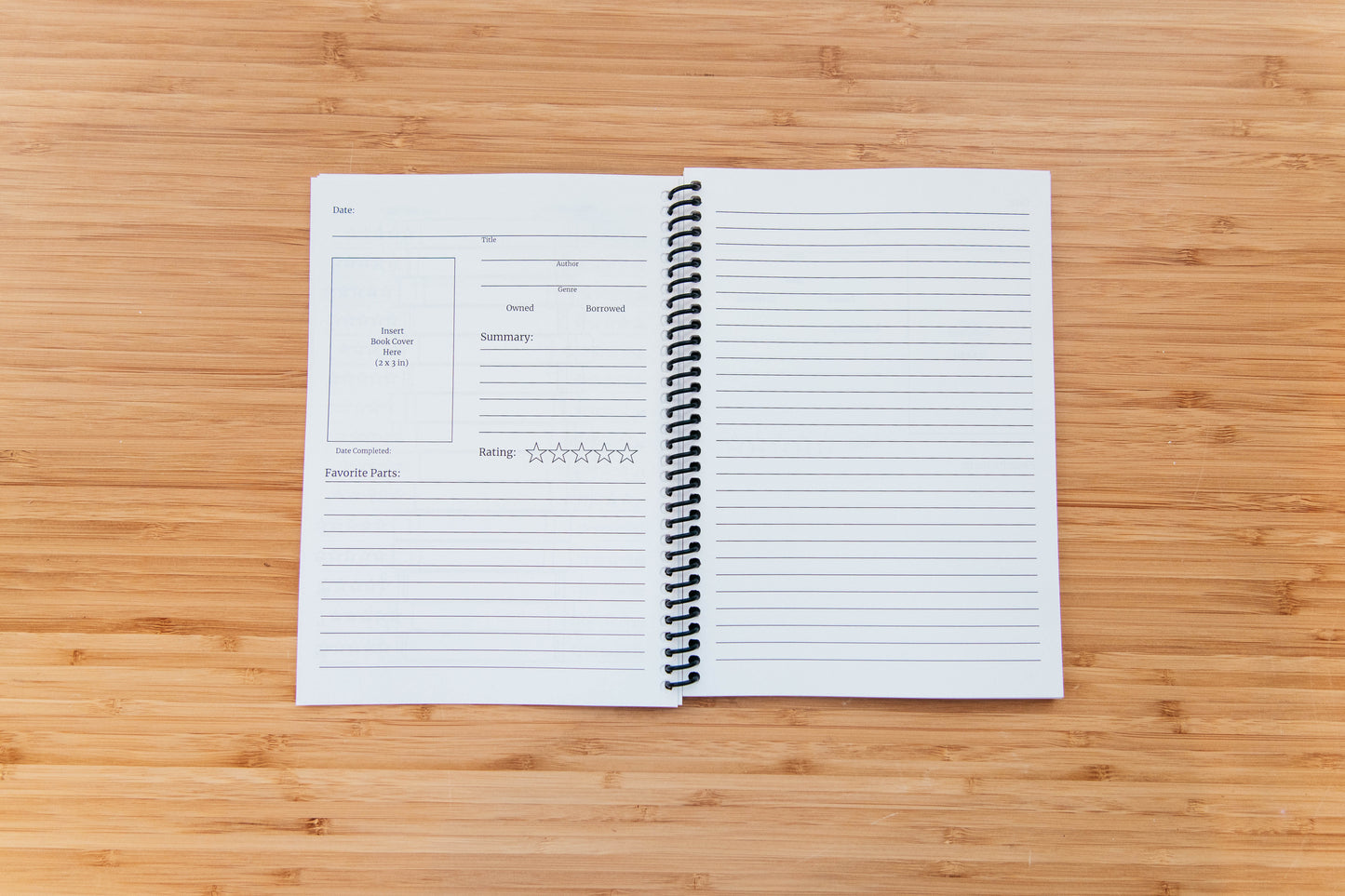 Reading Journal - Digital *PDF ONLY*