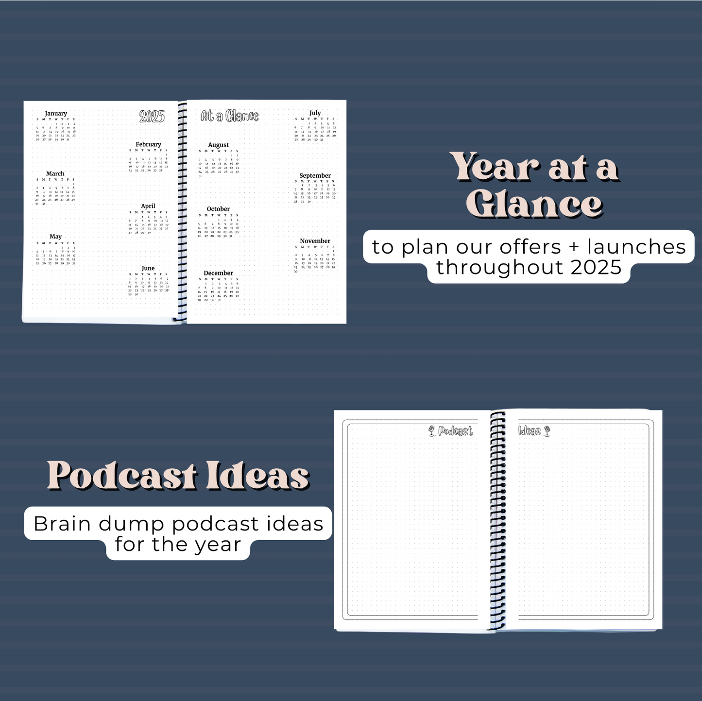Alex's Business Bullet Journal, January - June 2025