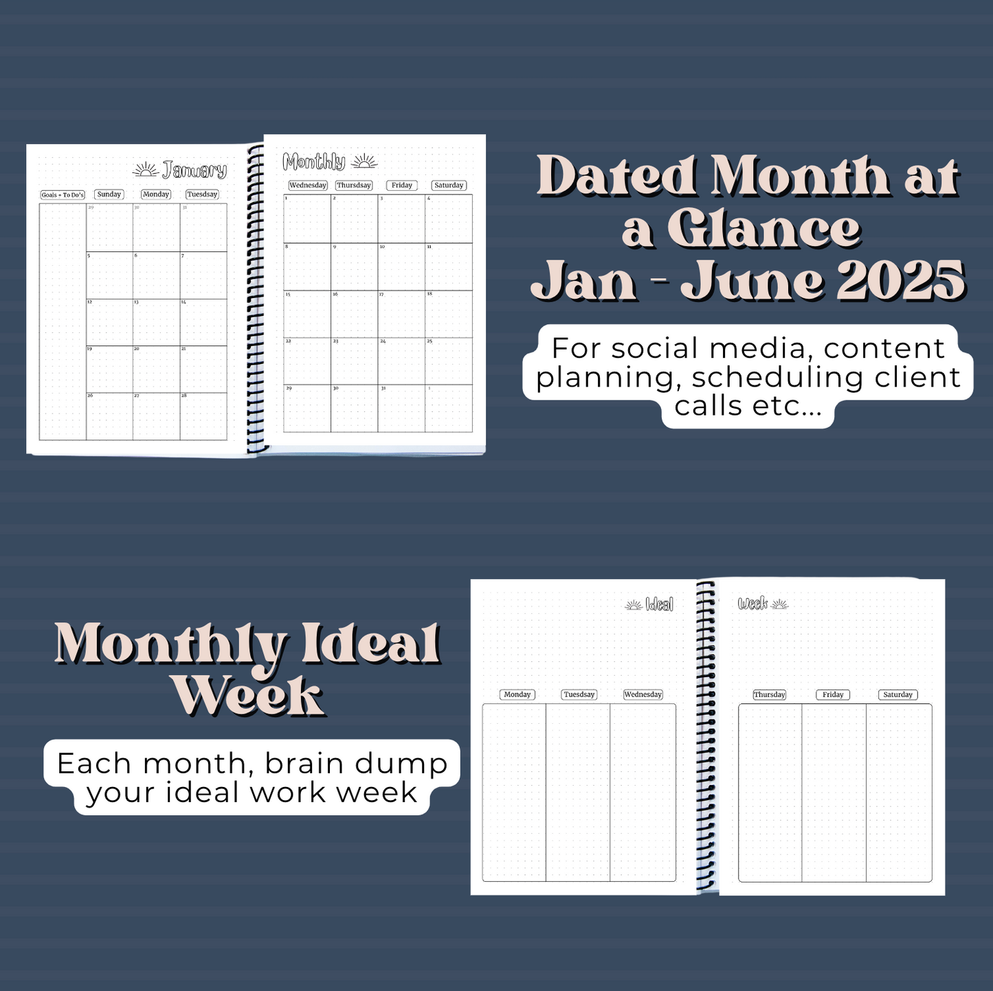 Alex's Business Bullet Journal, January - June 2025