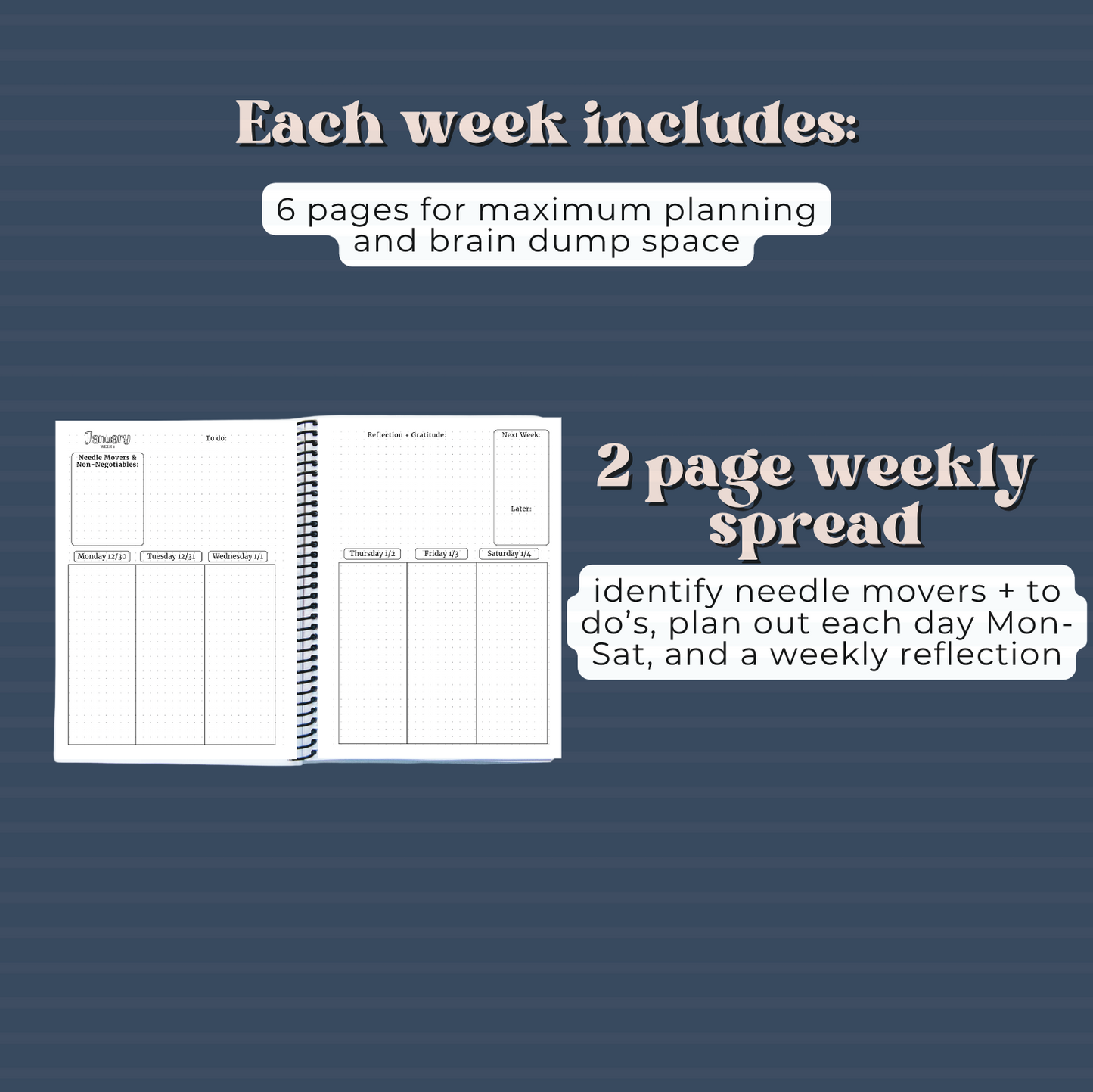 Alex's Business Bullet Journal, January - June 2025