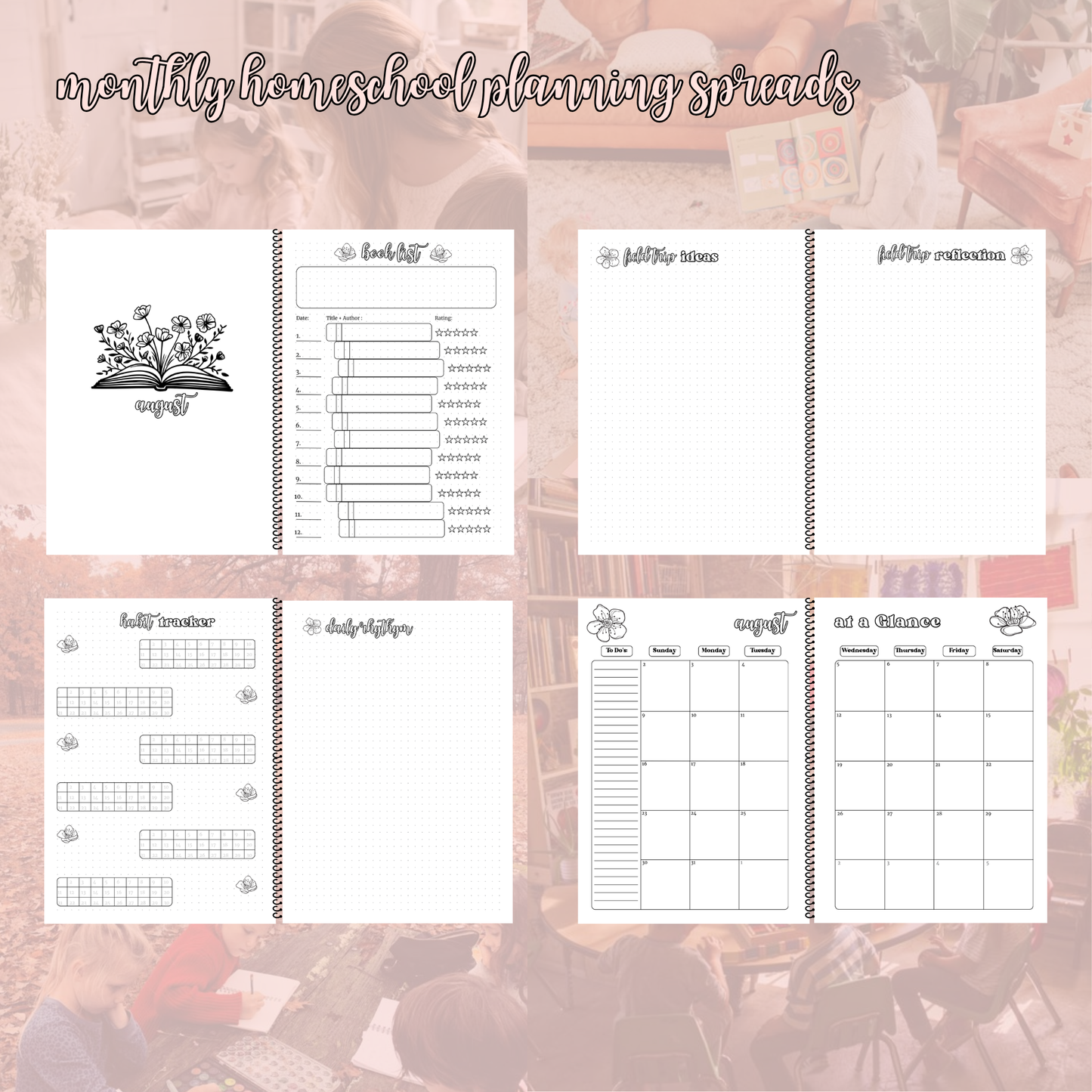 Bailey's Custom Homeschool Planner