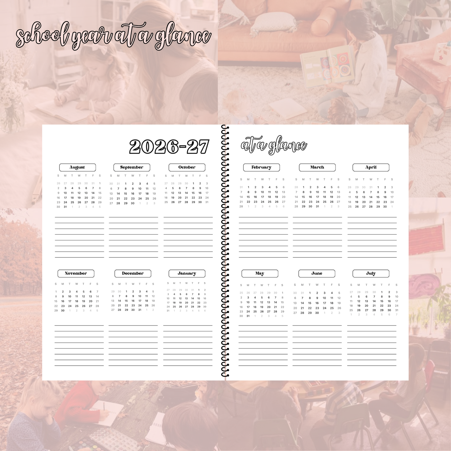 Bailey's Custom Homeschool Planner