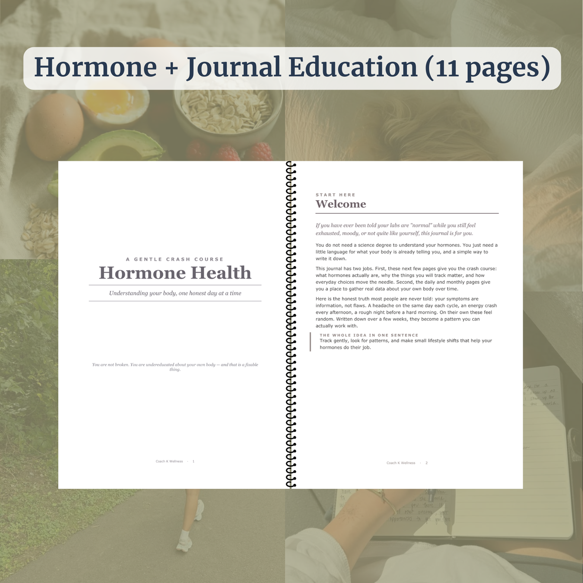 Coach K's Hormone Health Journal + Tracker