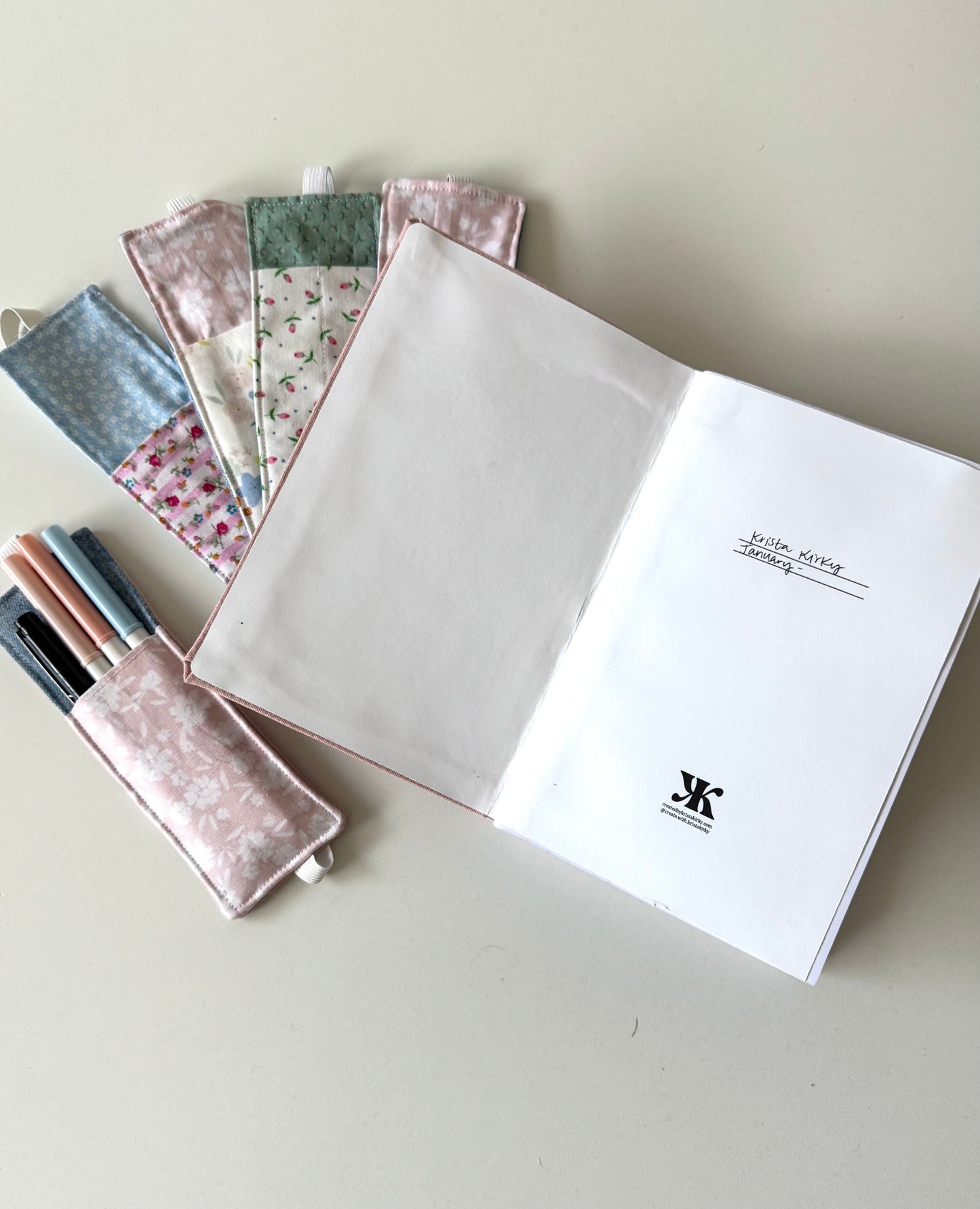 Hard Cover Flat Lay Bullet Journal