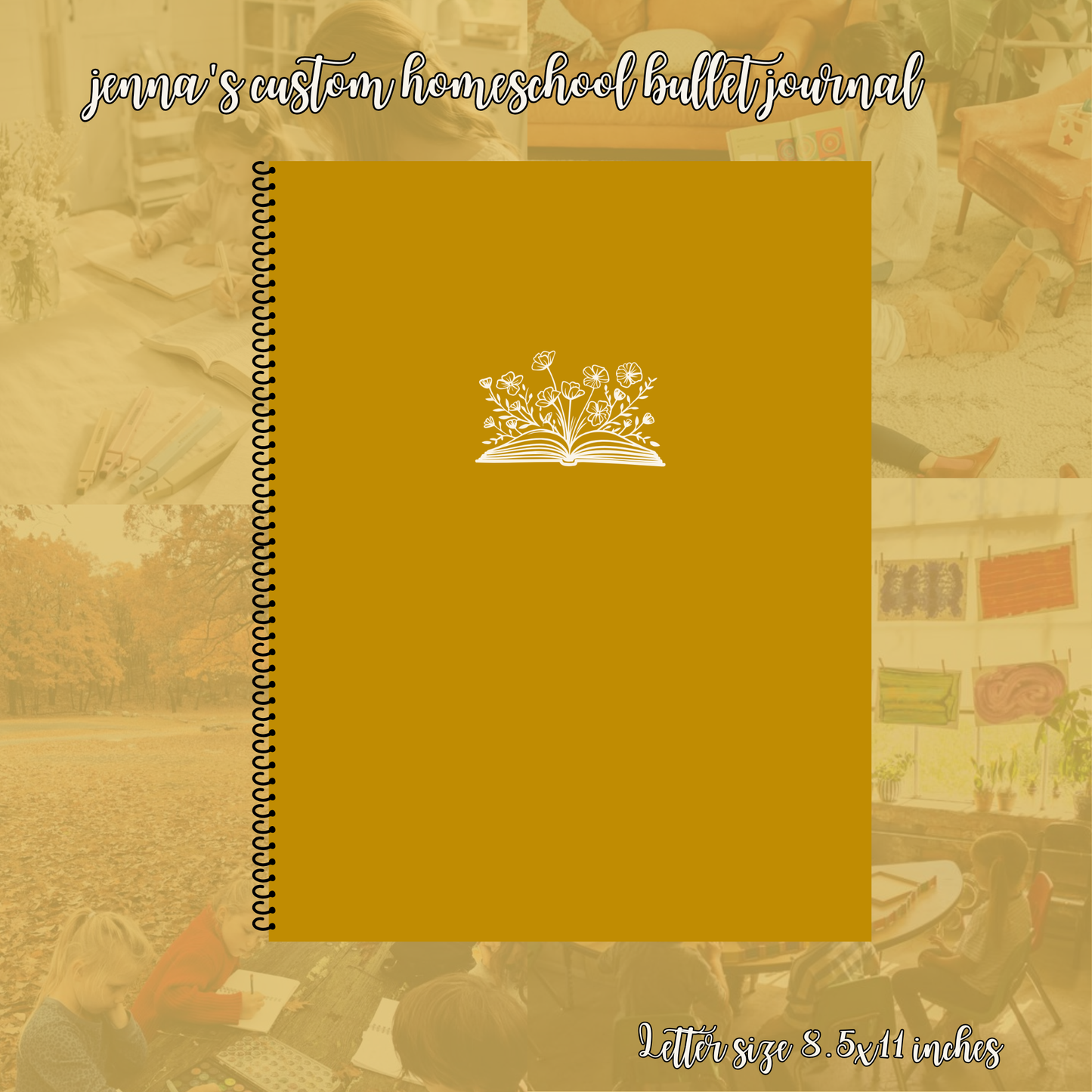 Jenna's Custom Homeschool Bullet Journal