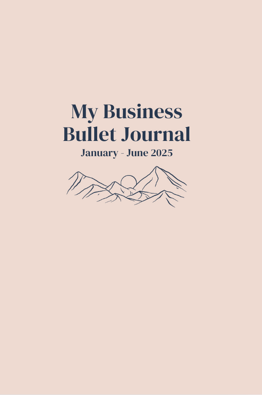 Alex's Business Bullet Journal, January - June 2025