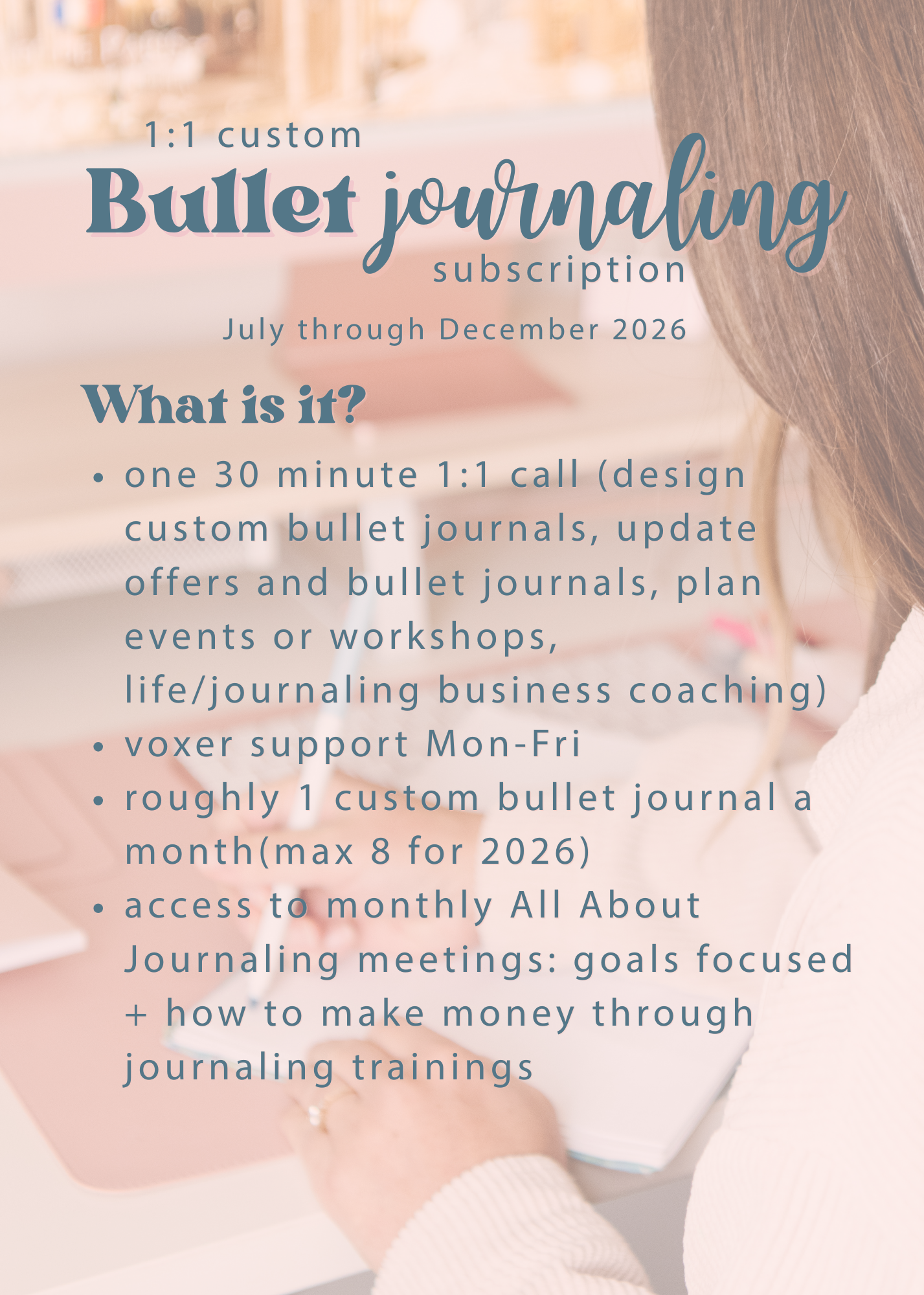 2026 Custom Bullet Journal Subscription