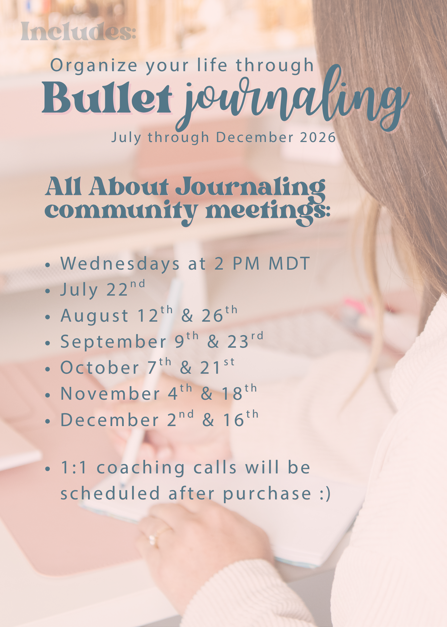 2026 Custom Bullet Journal Subscription