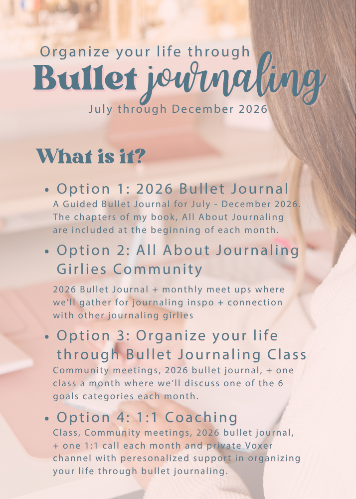 July: Organize Your Life through Bullet Journaling