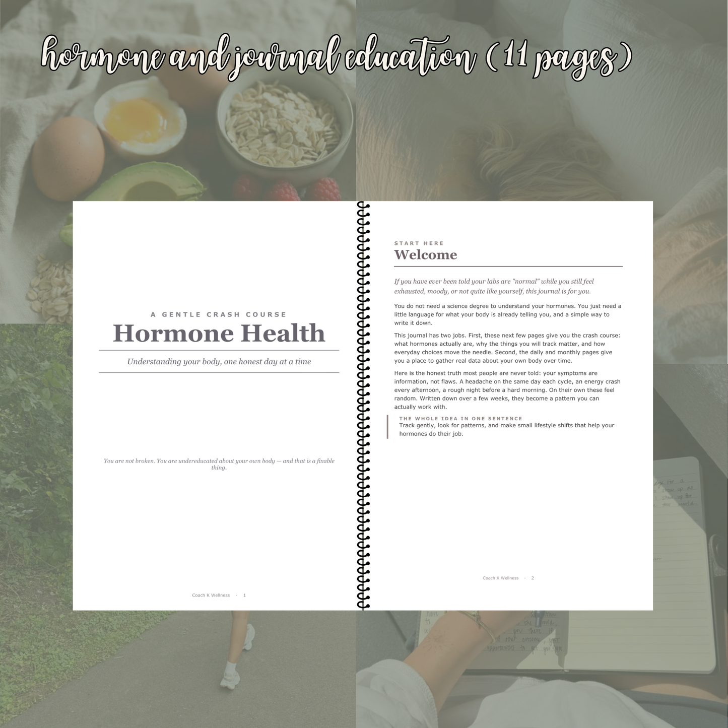 Coach K's Hormone Health Journal + Tracker