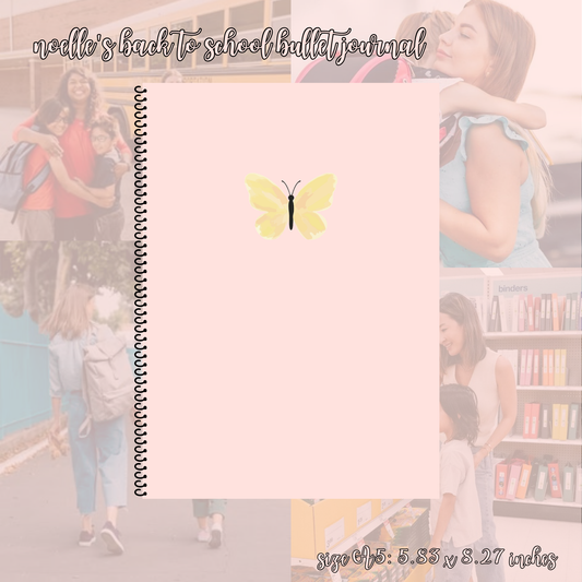Noelle's Back to School Bullet Journal August 2026 - July 2027