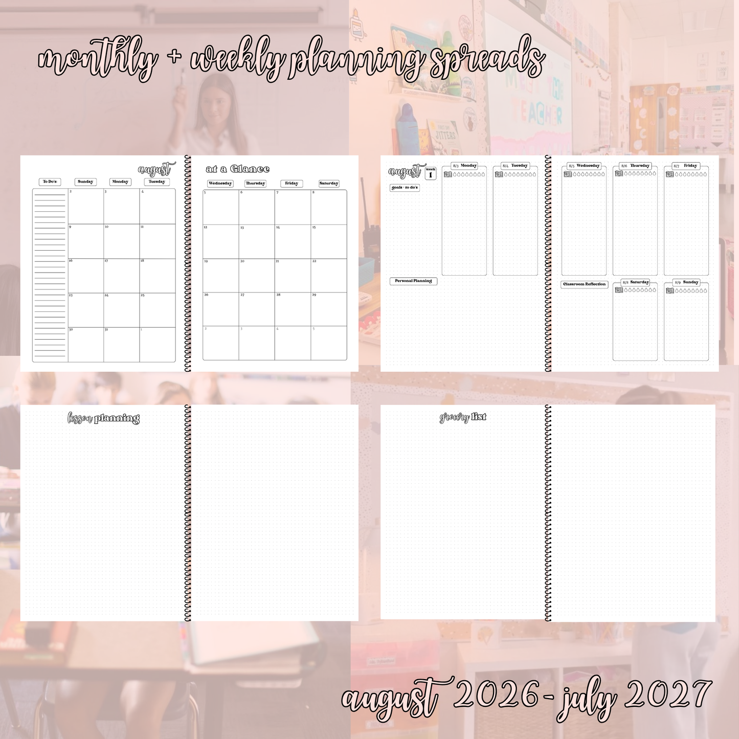 Kimi's Personal Planner August 2026- July 2027